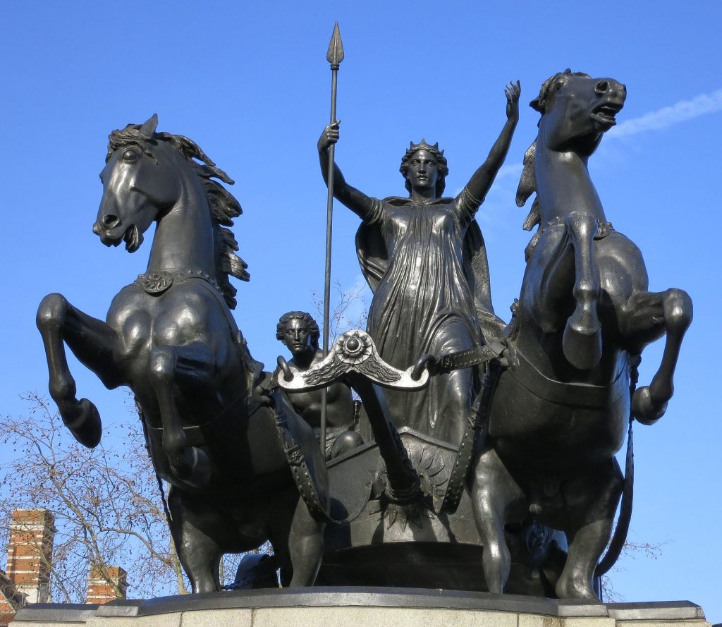 Statue of Boudica at Westminster 
