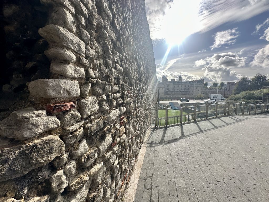 Roman Walls in London  today