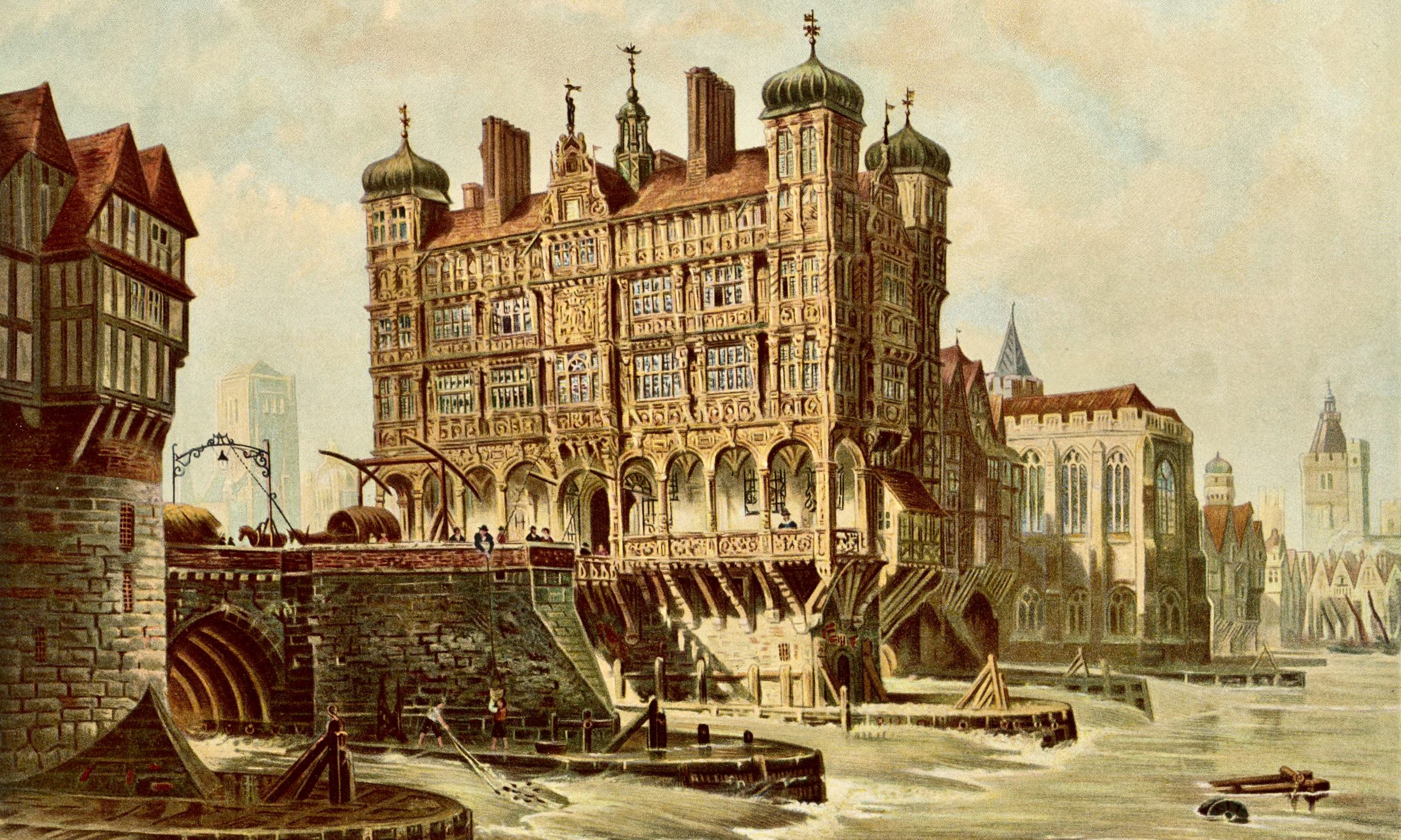 Elizabethan Age London: Nonsuch House, London Bridge, c1600,