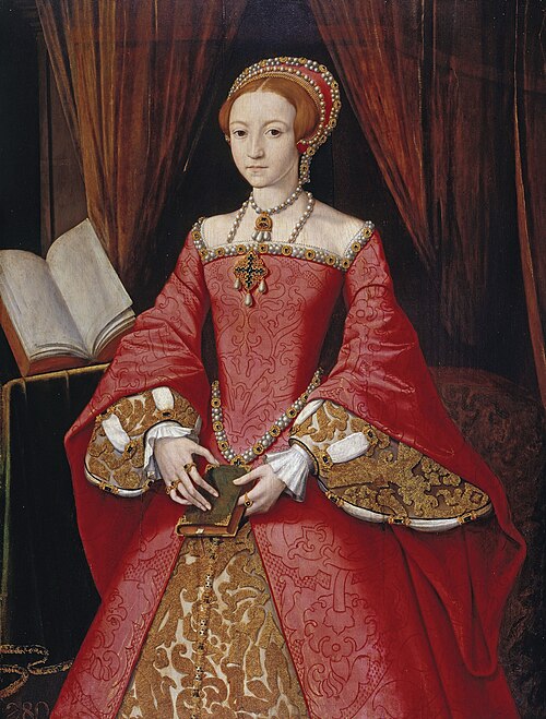 The teenage Elizabeth Tudor