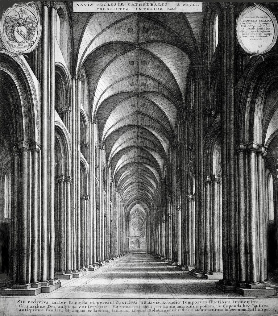 St Paul's Walk, the cathedral Nave, early Seventeenth Century