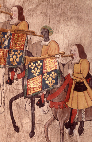 Royal trumpeter John Blanke