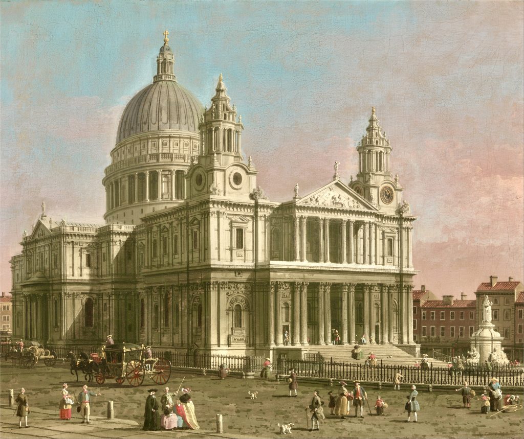 St Paul's Cathedral, by Canaletto