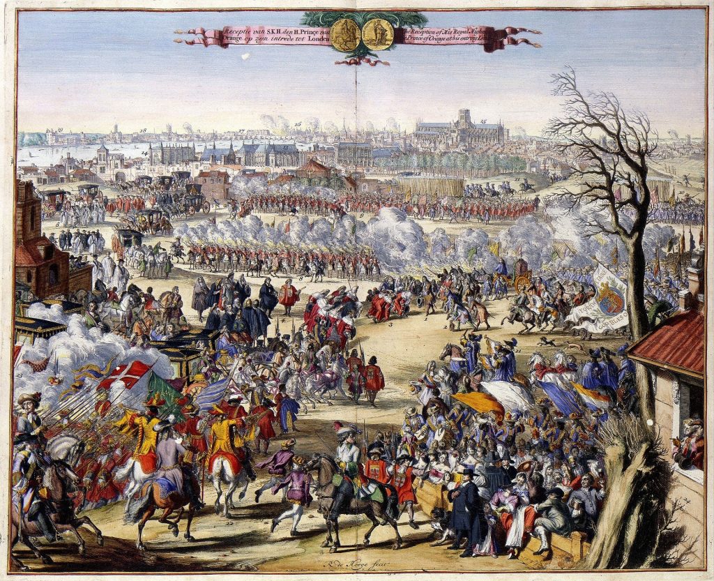 The entrance of William in London, 16 December 1688