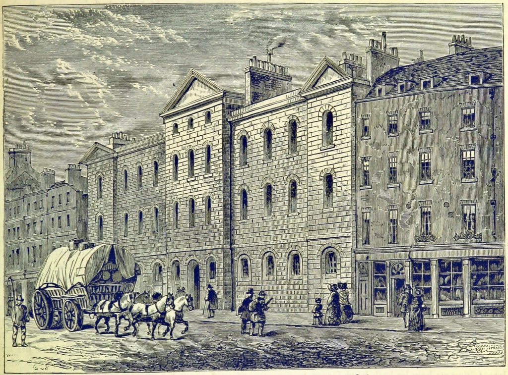 The Giltspur Street Compter was a compter or small prison, in Giltspur Street, Smithfield