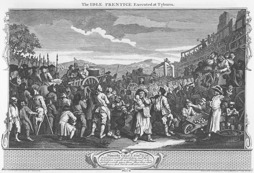 Hanging at Tyburn, William Hogarth