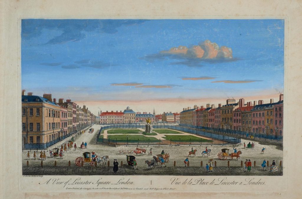 A View of Leicester Square, 1753